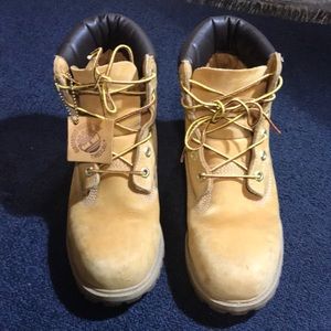 Timberland tan brown boots women size 7  5.5 men’s